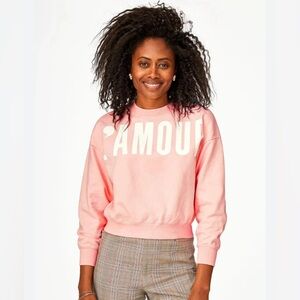 Clare V L’amour  sweatshirt